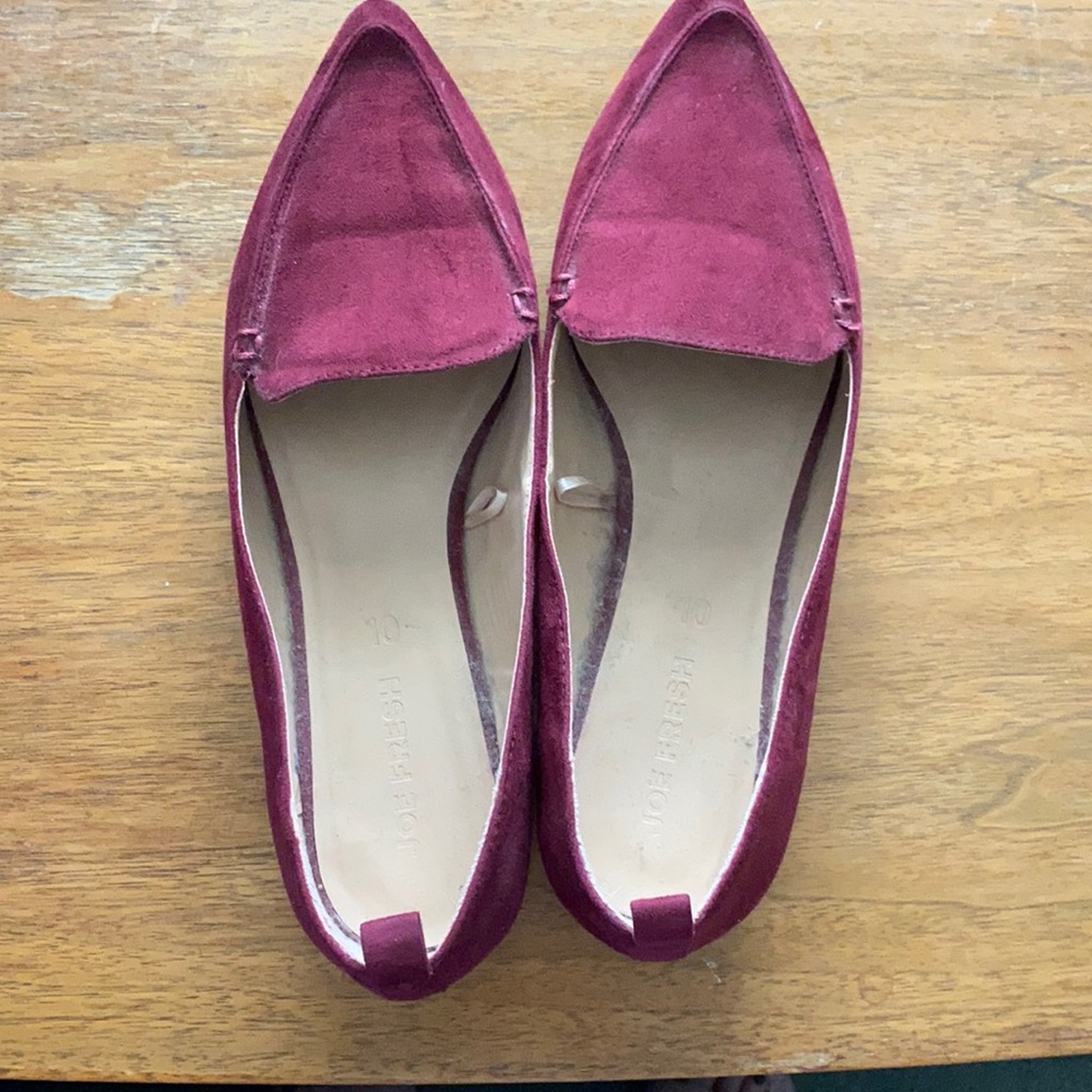Faux suede loafer